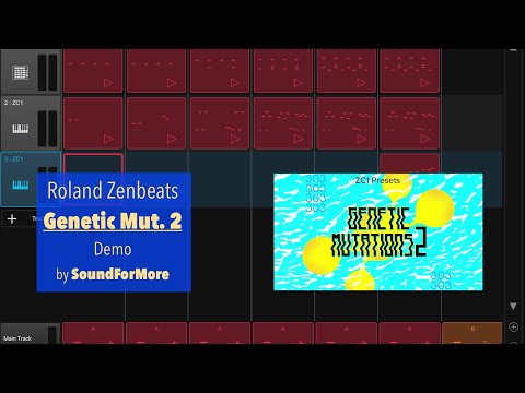 Roland Zenbeats 2.0 - Demo: Playing with the Genetic Mutations 2 and Sound of Berlin Drums packs