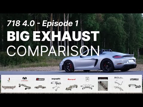 Big Aftermarket Exhaust Comparison, EP01 - Porsche 718 4.0 : GT4/Spyder/GTS - All you need to know!
