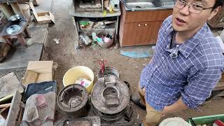 Potato salad stainless steel multi-layer pot