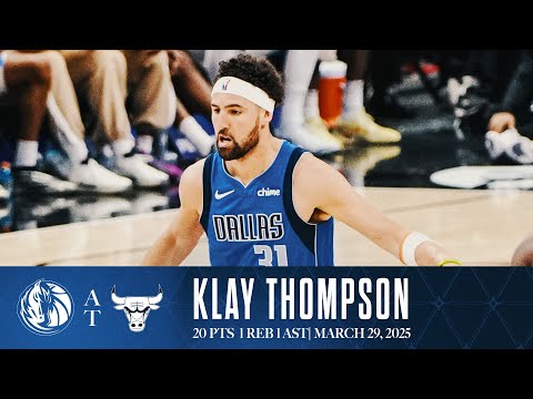 Klay Thompson (20 Points) Highlights vs. Chicago Bulls | March 29 , 2025