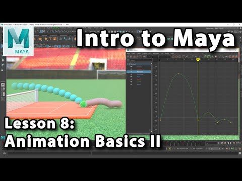 Intro to Maya: Lesson 8 / 10 - Animation Basics II (Timing and Tempo)