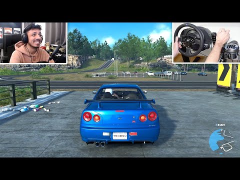 First time drifting in The Crew 2 with a Wheel!