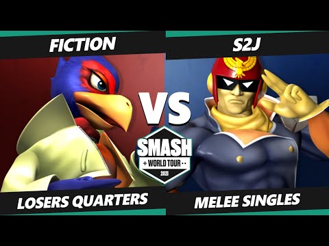 SWT NA West RF Losers Quarters - S2J (Captain Falcon) Vs Fiction (Falco) SSBM Smash Melee Tournament