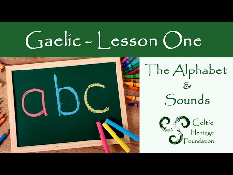 Gaelic Lessons - ABC's & Sounds