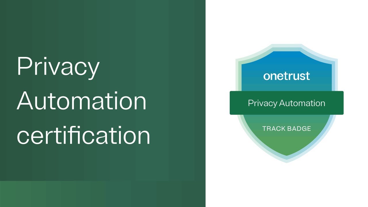 Master Privacy Automation with OneTrust training & certification program