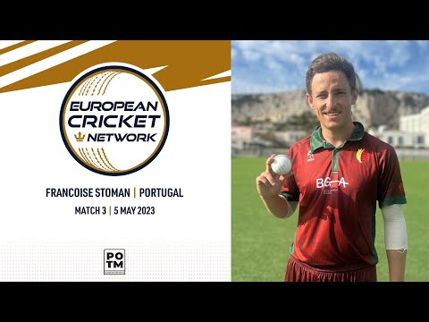 POTM: F.Stoman - POR vs MAL | Highlights | ECN Gibraltar T20I | 5 May 2023 | ECN23.003