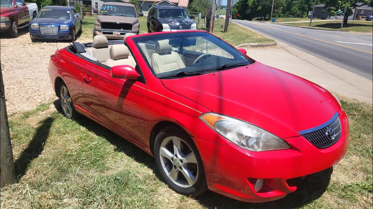 Test drive 2004 Toyota Solara XLS convertible convertible by ...