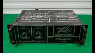Video thumbnail for If it's FREE, then it's FOR ME!   80's Era Peavey CS-400 Power Amplifier by DeadKoby