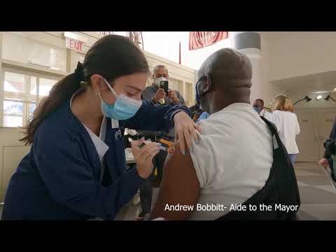 Trenton mayor gets COVID 19 vaccine