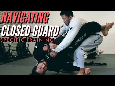 Black Belts Sparring from Closed Guard