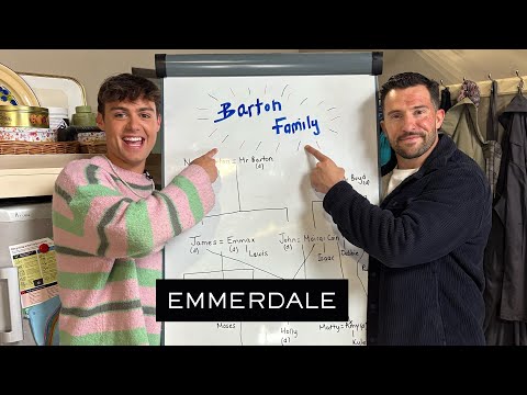 Mike Parr Schools Bradley Riches on the Bartons! | Emmerdale Family Tree Fun