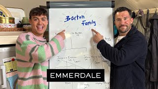 Mike Parr Schools Bradley Riches on the Bartons! | Emmerdale Family Tree Fun