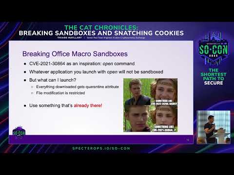 The Cat Chronicles: Breaking Sandboxes and Snatching Cookies | SO-CON 2025