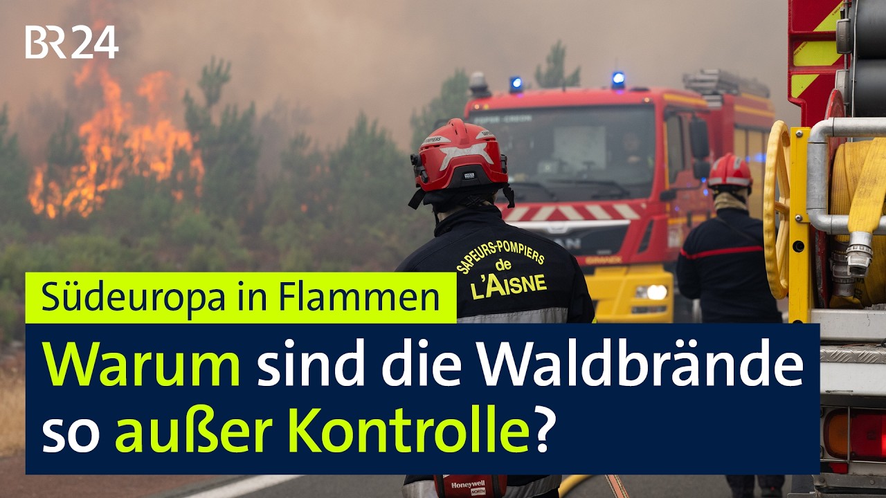 Südeuropa in Flammen: Warum sind die Waldbrände so außer Kontrolle? | BR24
