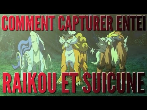 comment trouver entei et raikou dans pokemon cristal