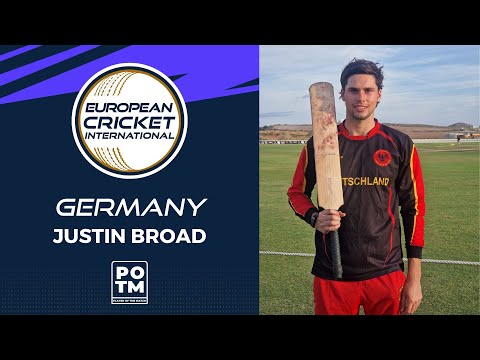 POTM: J.Broad - GER vs ITA  Highlights Grizzly Bear ECI Spanish T20I Tri-Series, Nov 2022  ECI22.033