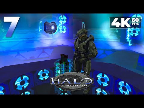 Halo: Combat Evolved (PC) Original - 4K60 Walkthrough Mission 7 - The Library