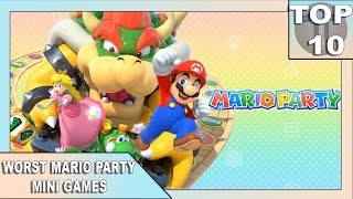 TOP 10 WORST MARIO PARTY MINI GAMES