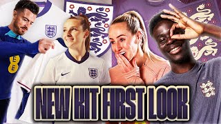 WOW I Have No Words 🤩 | England Players Get A First Look At The New England Home and Away Kit 👀