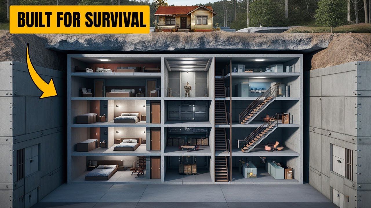 Here’s the Engineering Behind ULTIMATE SURVIVAL Bunkers!