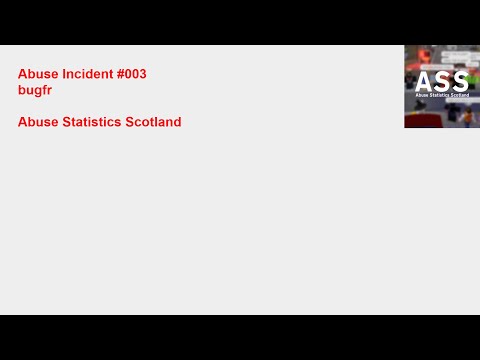 Abuse Incident #003