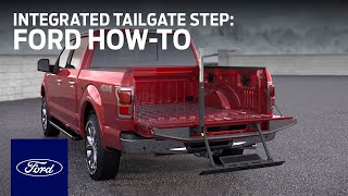 Integrated Tailgate Step | Ford How-To | Ford