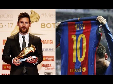 Lionel Messi ● Top 10 Legendary Goals ► Golden Boot Winner 2017