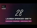 28 - Lauren Spencer-Smith (Original Key Karaoke) - Piano Instrumental Cover with Lyrics