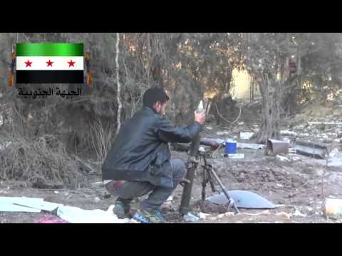 استهداف المساكن العسكرية في الشيخ مسكين في ريف درعا بقذائف الهاون من قبل لواء شباب السنة