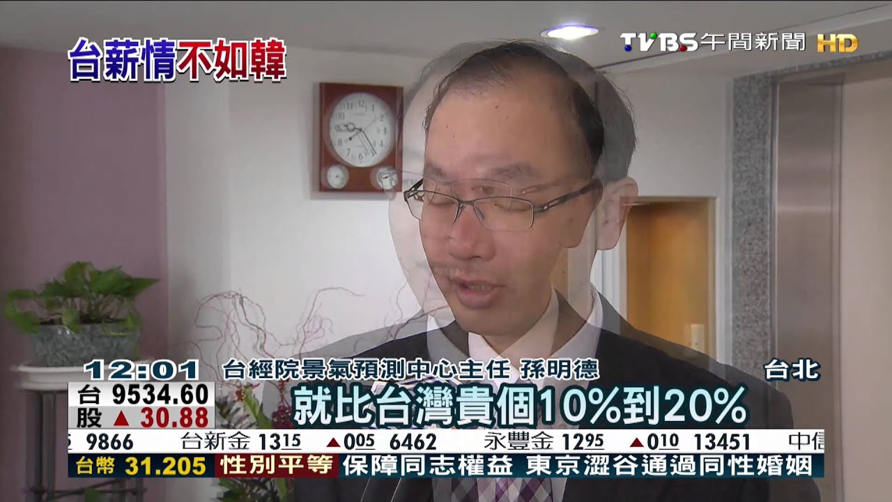 韓台人均GNP差距史上最大？　專家：虛胖