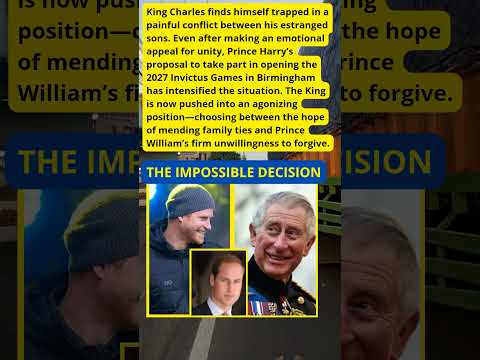 King Charles Faces an Impossible Choice Between Prince William and Harry