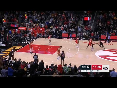 OG Anunoby HITS A CLUTCH 3 against the Hawks!