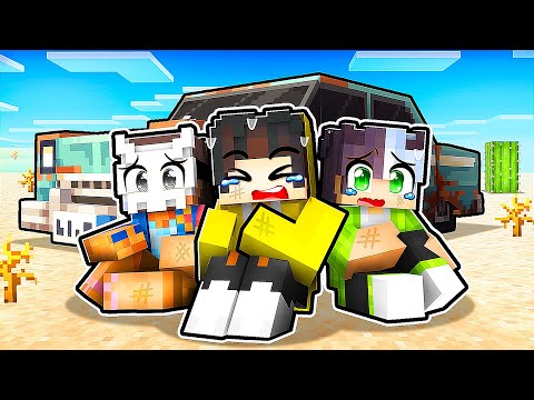 Sahra Çölünün Ortasında Arabamız Bozuldu.. Minecraft Filmi