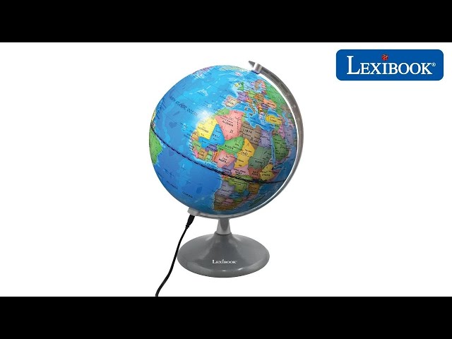 Vídeo relacionado con Lexibook, Proyector planetario 2 en 1, 24 imágenes para Descubrir el Espacio, 2 cúpulas para Constelaciones, Stem, Blanco/Azul, NLJ180