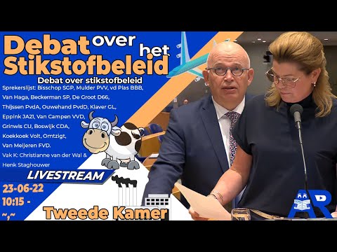 [Terugkijken] Debat over het stikstofbeleid - Stikstofdebat Tweede Kamer 23 juni 2022