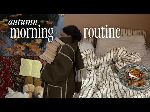 6am autumn morning routine 🕯️ | a cosy rainy fall morning