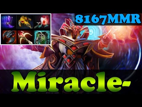 Dota 2 - Miracle- 8167MMR TOP 1 MMR IN THE WORLD Plays Invoker vol 18 - Ranked Match Gameplay