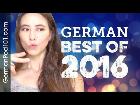 Learn German in 50 minutes - The Best of 2016!