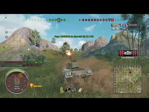 WOT Console II Churchill III - Ace Tanker (7 Kills, 2200 Base XP)