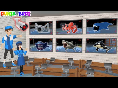 Yuta Mio Panik Buat Banyak CCTV Pantau Semua Monster Laut Bloop, Orca Gigas Di Kota Sakura