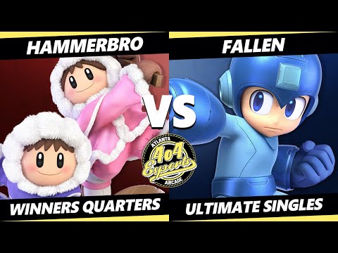 4o4 Smash Night 66 Winners Quarters - HammerBro (Ice Climbers) Vs. Fallen (Mega Man) SSBU Ultimate