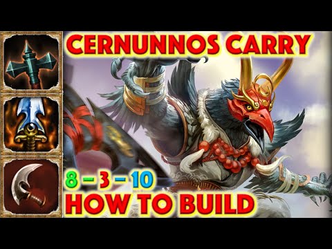 SMITE HOW TO BUILD CERNUNNOS - Cernunnos Carry + How To + Guide (Season 7 Conquest) 2020 Great Tengu
