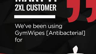 Product video: 2XL GymWipes Antibacterial Fast 4 Refill