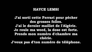 Hayce Lemsi Volts Face Hooss -  Devant le D (Paroles/Lyrics)