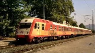 preview picture of video 'ADtranz/BOMBARDIER 220 & AEG 520 at Aliartos (25/09/11)'