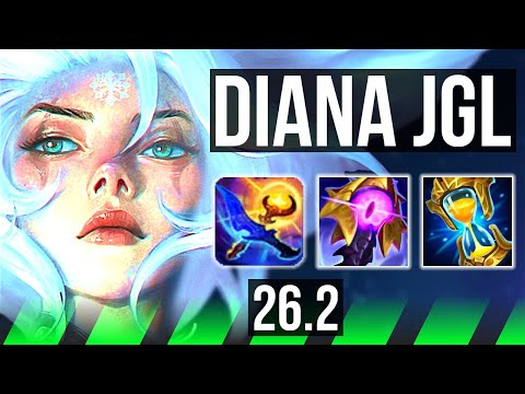 DIANA vs KHA'ZIX (JGL) | 7k gold comeback | EUW Grandmaster | 26.2