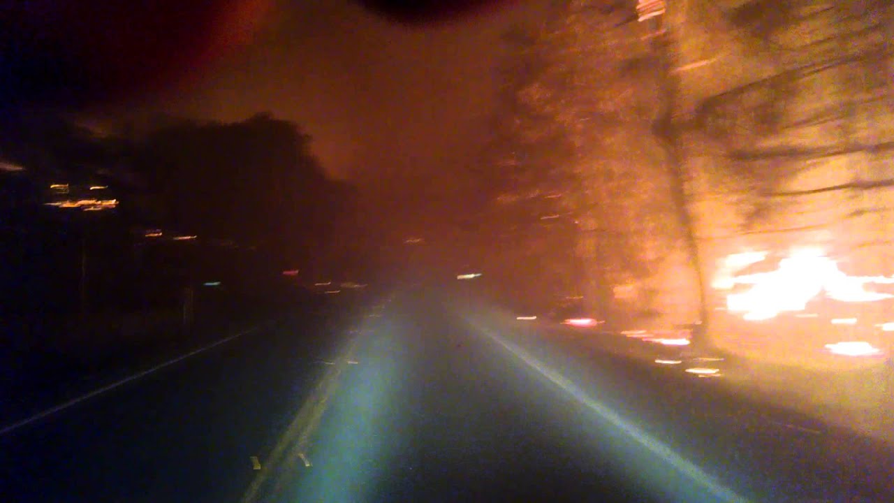 Escaping Anderson Springs during Valley Fire - YouTube
