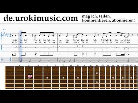 Gitarre Lernen Demi Lovato - Tell Me You Love Me Tabulatur Teil#2 um-i995