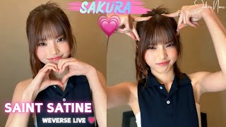 ✨(ALL SUB) SAINT SATINE SAKURA WEVERSE LIVE 😻🌸💚 (05.29.26) 東京から初ソロライブ!!#weverselive #saintsatine