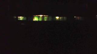 preview picture of video 'Sneaked up to the Mulsanne straight Le Mans Nightime during race Good Sound HD'